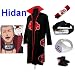 Sunkee Naruto Itachi Hidan cosplay costume set (Akatsuki Cloak + Naruto Hidan headband + Naruto penc
