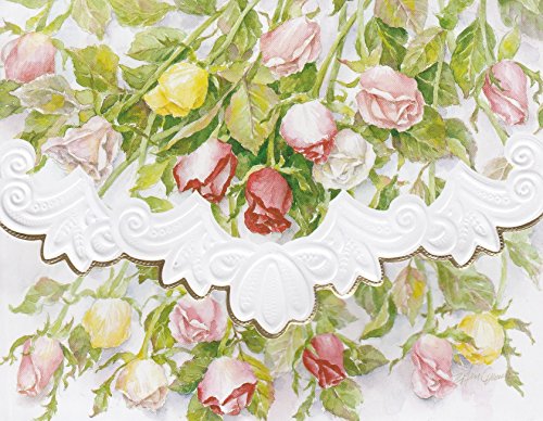 Carol-Wilson-Long-Stemmed-Roses-10-ct-Embossed-Note-Card-Set-For-Arts-Sake