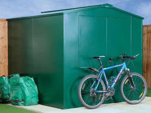 Large Metal Cycle Shed: The Gladiator Bicycle Store (Flat packed)