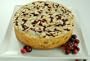 8 inch Cranberry Orange Toasted Almond Cheesecake