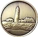 RecoveryChip Fog Light Prayer Lighthouse Antique Bronze Medallion Chip