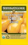 Seeds of Change S10997 Certified Organic Yellow Pear Cherry Tomato, 50 Seed Count