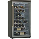 New Haier 42-Bottle Single-Zone Wine Cooler Graphite Trim Adjustable Electronic Thermostat
