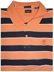 Men's Izod Polo Shirt Short Sleeve Orange Bud Size XXL