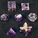 Sacred Geometry Crystals - Amethyst - 7pc. box