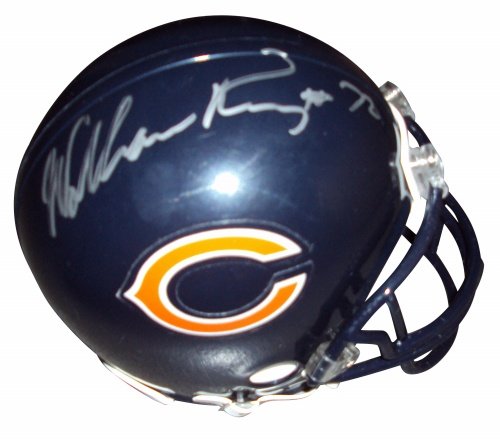 William Perry Autographed Chicago Bears Mini Helmet w/ 