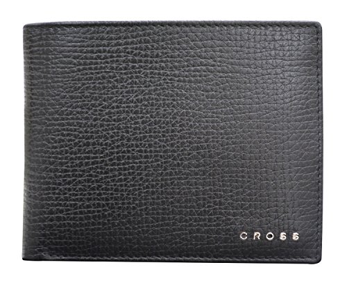 CROSS Men's Leather Over Card Wallet - Richard T.Cross - Black - AC238364-1