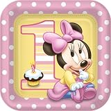 Minnies 1st Birthday Birthday Party Supplies for 8 Guests [Toy] [Toy]