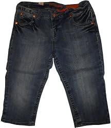 Women's VJ V Capri Blue Jeans Size 11/12