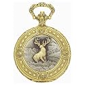 Jules Jurgensen Pewter Deer Pocket Watch #7384