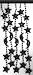 Star & Moon Beaded Curtain (Black)