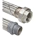Unisource UF21 Stainless Steel Cryogenic Liquid Cylinder Hose Assembly, Stainless Steel 304 NPT Male x NPT Female Connection