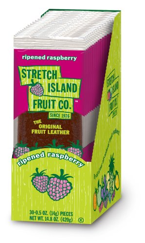Buy Now at Amazon.com: Stretch Island - Original Fruit Leather - Rare Raspberry, 30 Units / 0.5 Oz