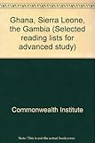 Ghana, Sierra Leone, the Gambia