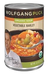 Wolfgang Puck Organic Vegetable Barley Soup, 14.5-Ounce Cans (Pack of 12)