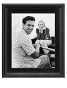 Malden Black Bead Fashion Wood Frame, 8 by 10-Inch