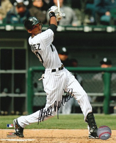 Alexei Ramirez Autographed White Sox Photograph - Chicago White Sox Action Signed 8x10 Picture