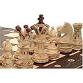 Schach-Set aus Holz, in Kassette, 54 cm