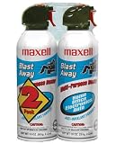 Maxell 190026 Blast Away Canned Air 154a Formula, 2 Pack