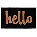 Calloway Mills 100231729BNS Script Hello Doormat, 17