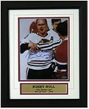 Bobby Hull Autographed Blood Framed 8 x 10 Photograph