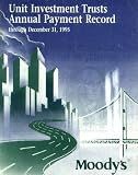 Unit Investment Trusts Annual Payment Record Through December 31, 1995 (Volume 6, No. 1, January 1996)