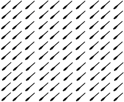 Black Soft Dart Tips 2ba 3/16" - Set of 100 Diamond Cone Points