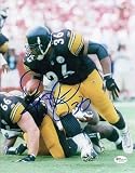 Jerome Bettis Autographed/Hand Signed Pittsburgh Steelers 8x10 Photo