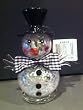 Black Hat Frosty Christmas Snowman Decoration Ornament