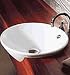 Caroma Leda Vasque Recessed Bath Sink Biscuit 661148B