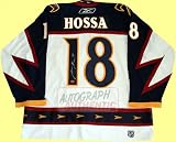 Autographed Marian Hossa Atlanta Thrashers Jersey (White)