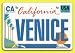 Modern Picture Postcards - (USA - CA - Venice) Venice Large Letters (License Plate) Modern Picture Postcard (T-006)