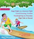 Magic Tree House Collection Books 25-28( #25 Stage Fright on a Summer Night; #26 Good Morning Gorillas; #27 Thanksgiving on Thursday; #28 High Tide i)[MTH COLL BKS 25-28 3D][UNABRIDGED][Compact Disc]