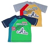 Infant Boys' Raglan T-Shirt with Racecar Screenprint