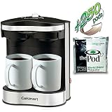 Cuisinart ® Commercial 2-cup Coffeemaker - Stainless Steel (includes 250 World Blend Regular Pods)