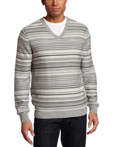 Perry Ellis Mens Long V-Neck Sweater