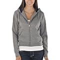 Juniors' Kenpo Girls Gray/Navy Hooded Sweatshirt