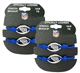 Tennessee Titans - NFL Blue Stretch Bracelets / Hair Ties (2-Pack)