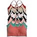ToBeInStyle Women's Pack of 6 Cross-Back Sports Bras - One Size Regular