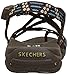Skechers Women's Reggae Loopy Toe Ring Sandal, Chocolate/Blue, 10 M US