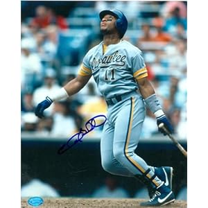 Gary Sheffield autographed 8x10 Photo (Milwaukee Brewers) Image #1 (67)