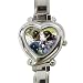 Heart Italian Charm Watch of Twilight Edward Cullen and Bella Swan in Flowers