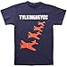 Talking Heads Men's Planes Vintage T-shirt Blue