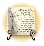 Irish Blessing Plate with Stand