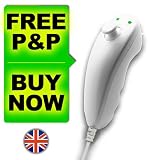 Memwah Wii Nunchuk Nunchuck Remote Controller Add-on for Nintendo Wii - White Memwah Wii Nunchuk Nunchuck Remote Controller Add-on for Nintendo Wii - White