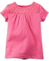 Carters Baby Girls Eyelet Lace T-Shirt