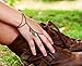 Suppion Fashion New Leaves Turquoise Bracelet Finger Ring Bangle Slave Chain