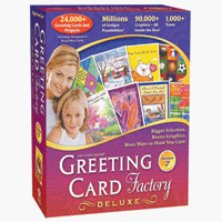 Software: Greeting Card Factory Dlx 7.0 Mini Box