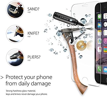 iPhone 6 Plus Screen Protector，Godosmith® Titan Series 0.28mm 2.5D Round Edge Premium Tempered Glass Screen Protector for Apple iPhone 6 Plus with 9H Hardness/Anti-scratch