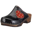 Woody Ischgl 9673, Damen Clogs & Pantoletten, schwarz, (schwarz)